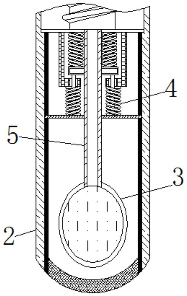 An automatic massage device for beef cattle to prevent the spread of skin diseases