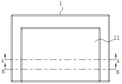 A stamping die for automobile front beam tube