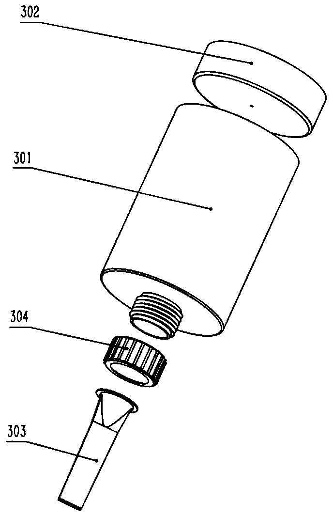 A high-viscosity multi-component sealant mixing and filling integrated tooling and method