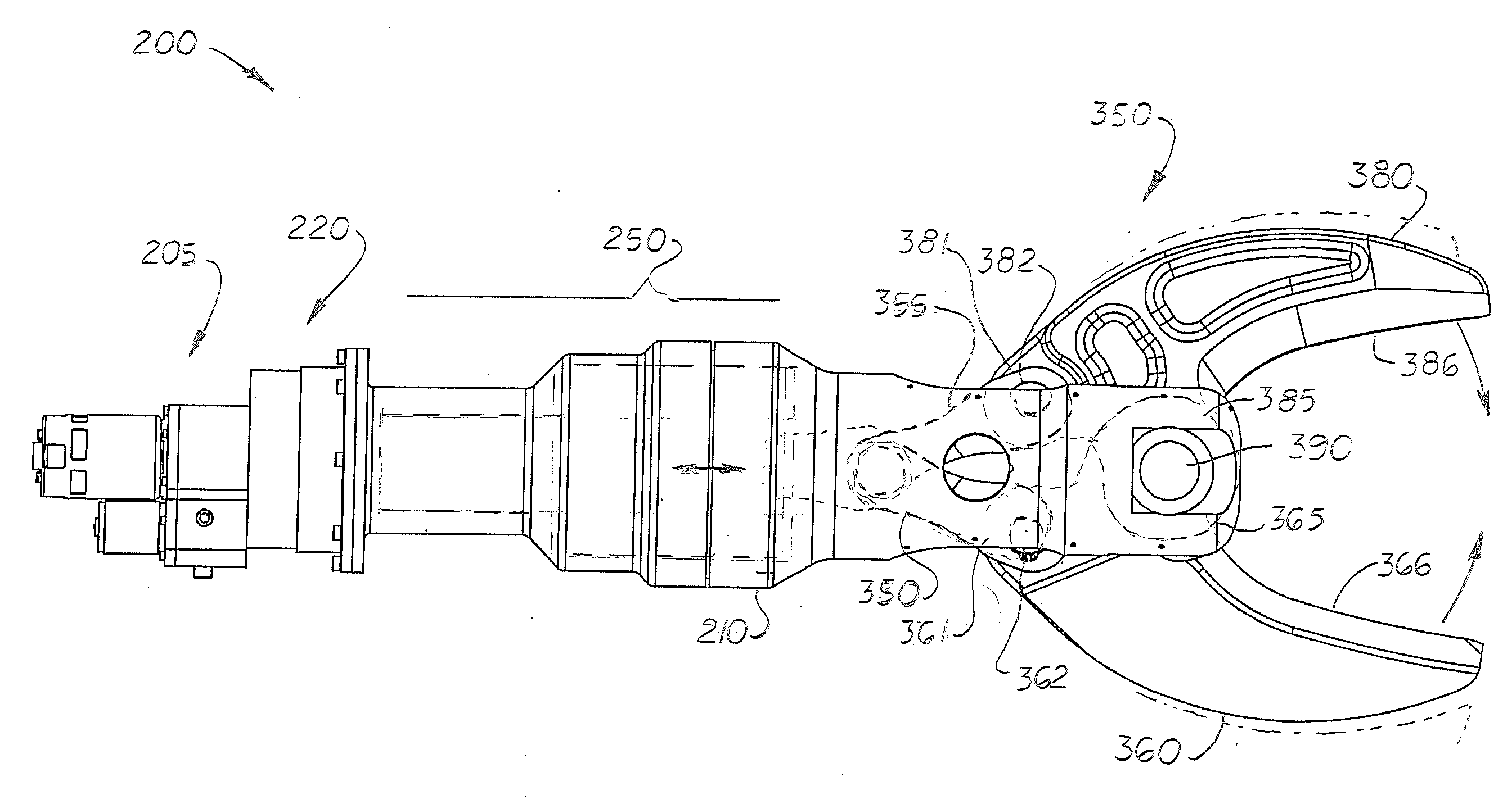Tool With Linear Drive Mechanism