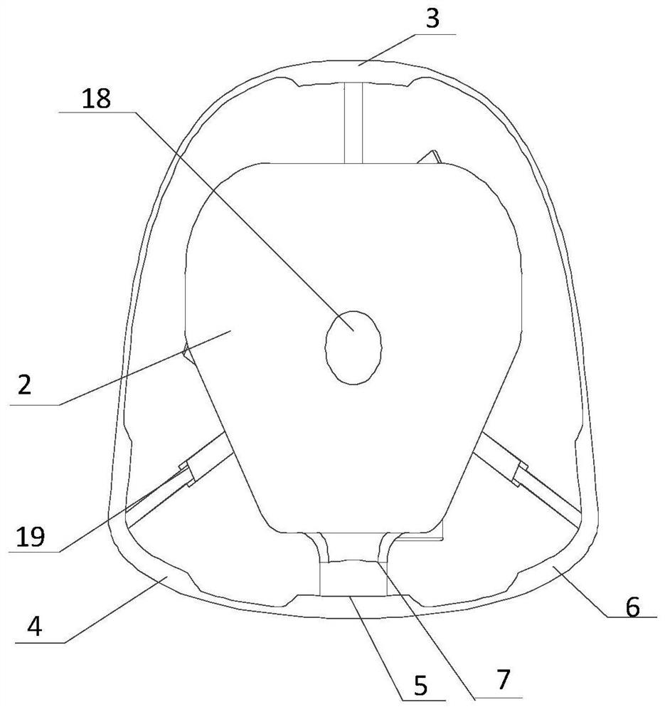 A laterally retractable joint structure and a rescue snake-like robot composed of it