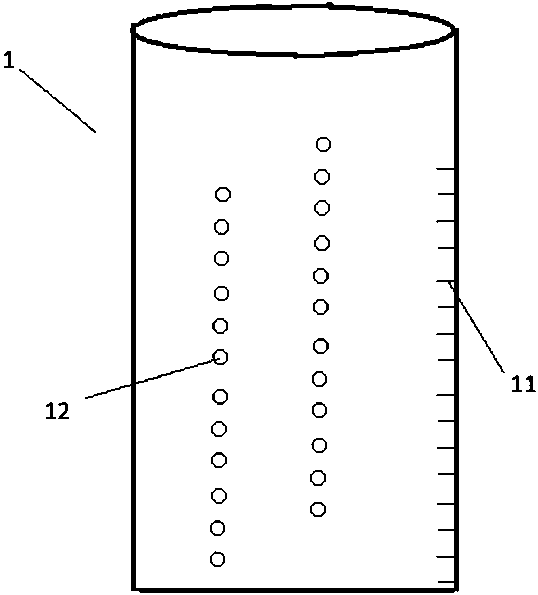 A device for compressing shredded tobacco to a specified bulk density