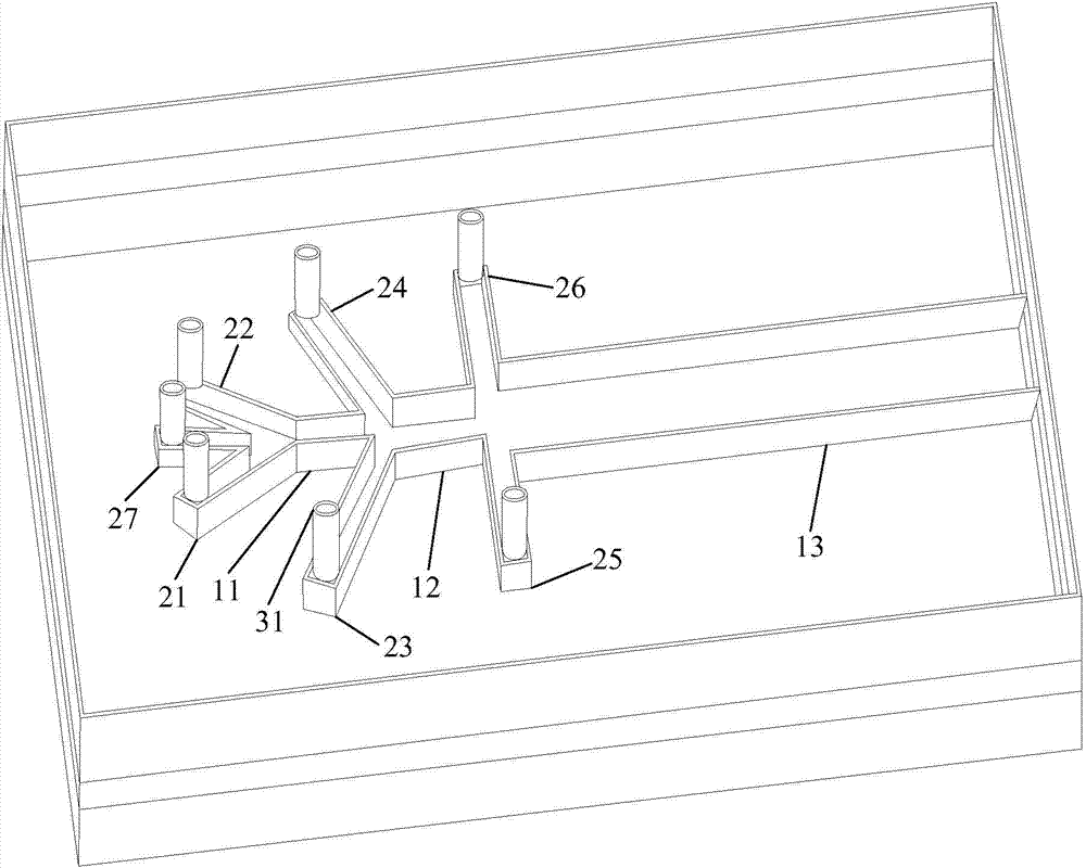 Three-dimensional culture hepatocyte device capable of simulating hepatic plate structure and culture method of hepatocyte