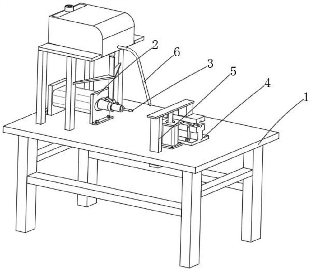 Working method of belling machine for metal pipe processing