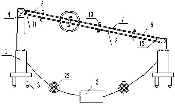 A field straw burning grain drying device