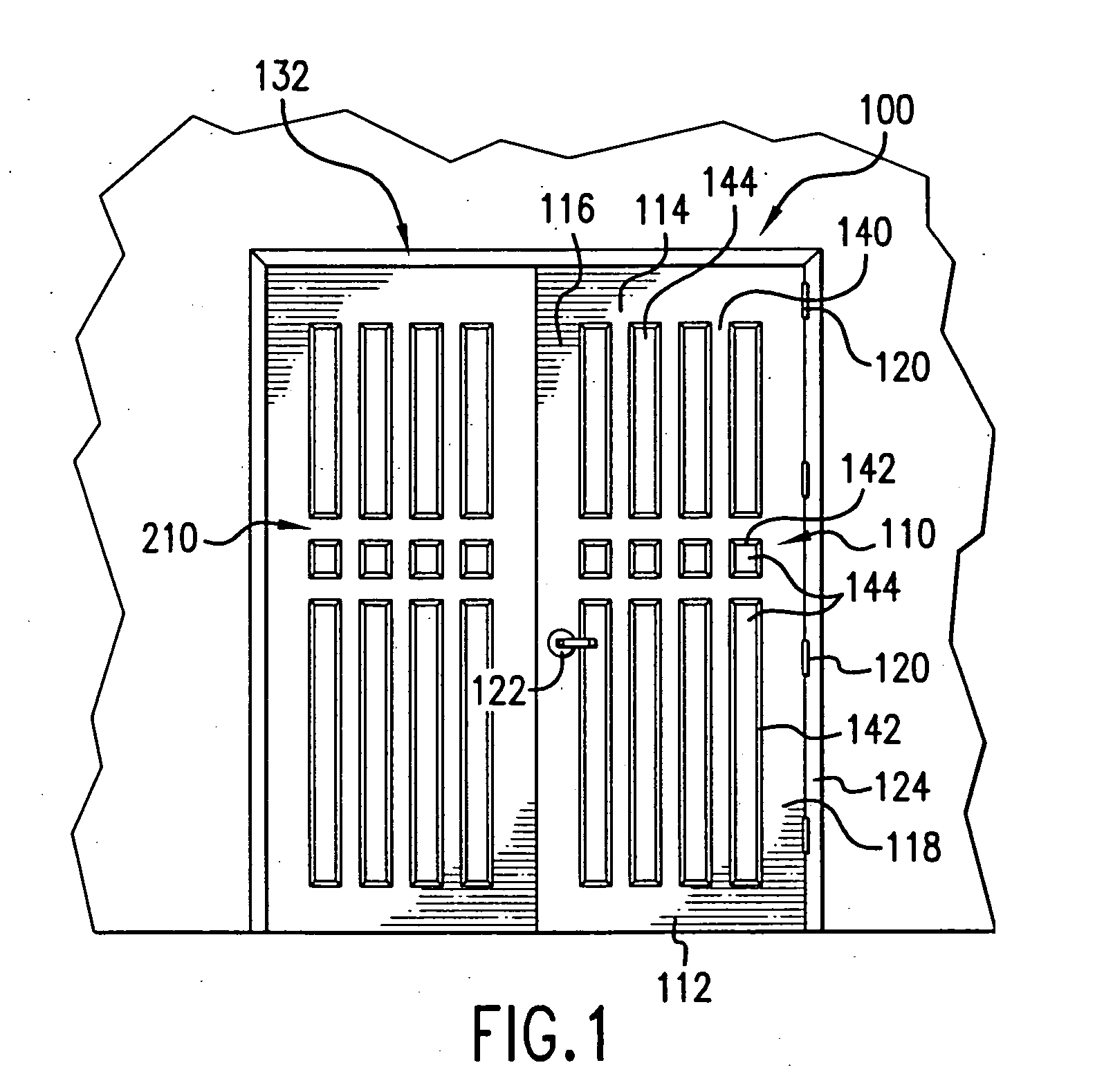 Multi-layered fire door and method for making the same