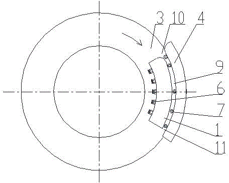 Device and method for positioning moving workpiece
