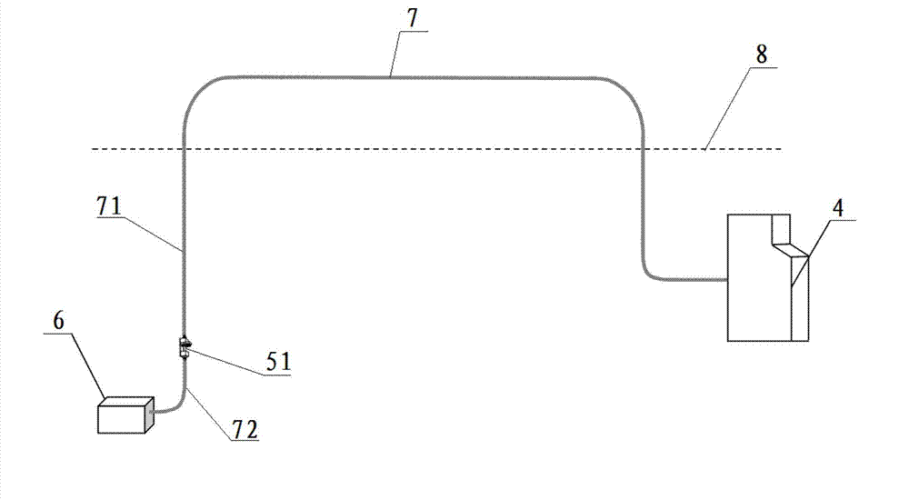 Material conveying state detecting device and material conveying state detecting method