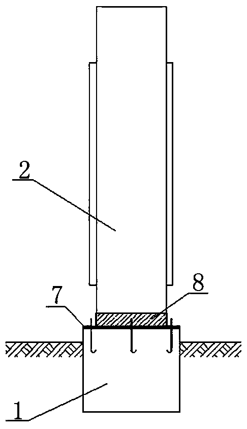 Prefabricated component composite wall and its installation method