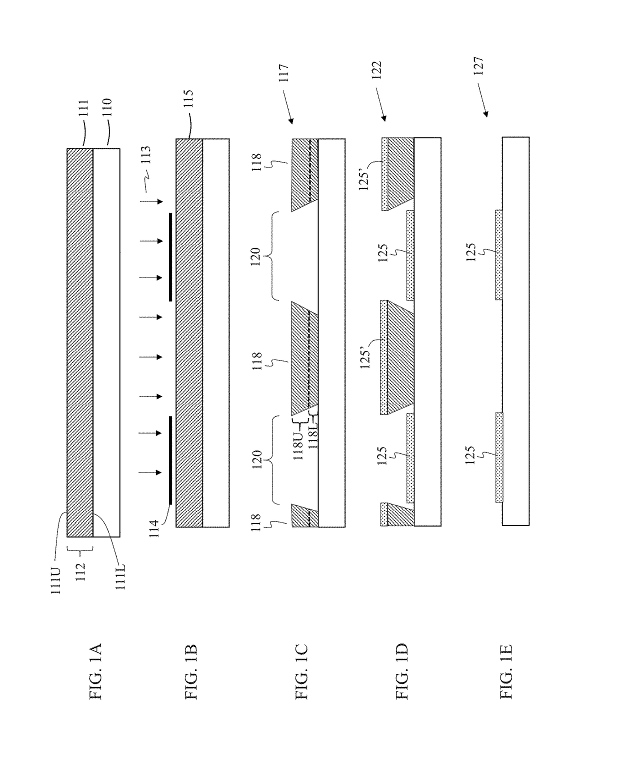 Photolithographic patterning of electronic devices