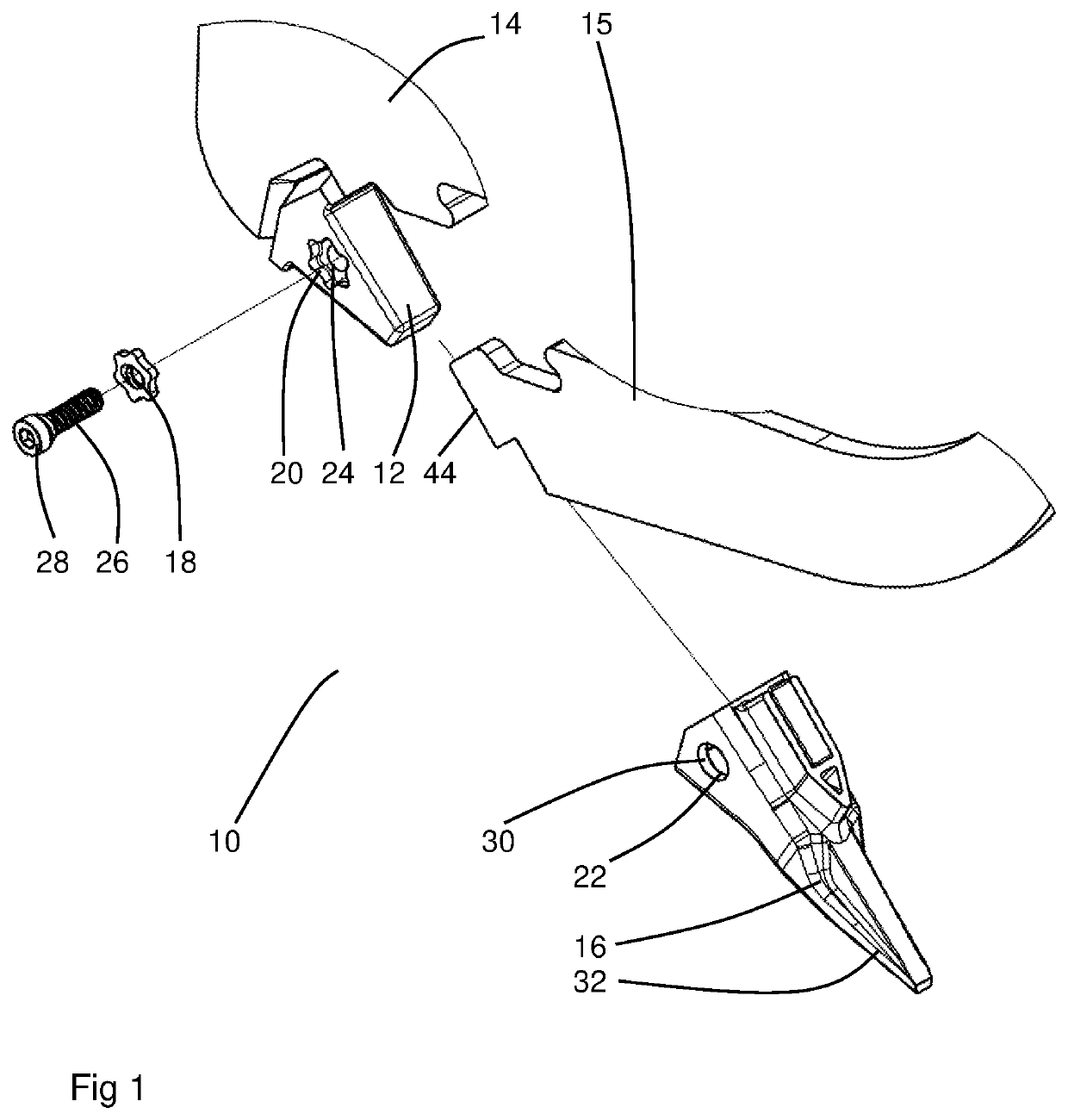 Ground engaging tool attachment arrangement