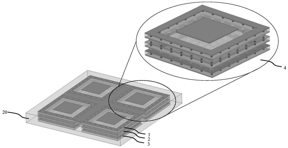 A radio frequency microelectromechanical microstrip antenna