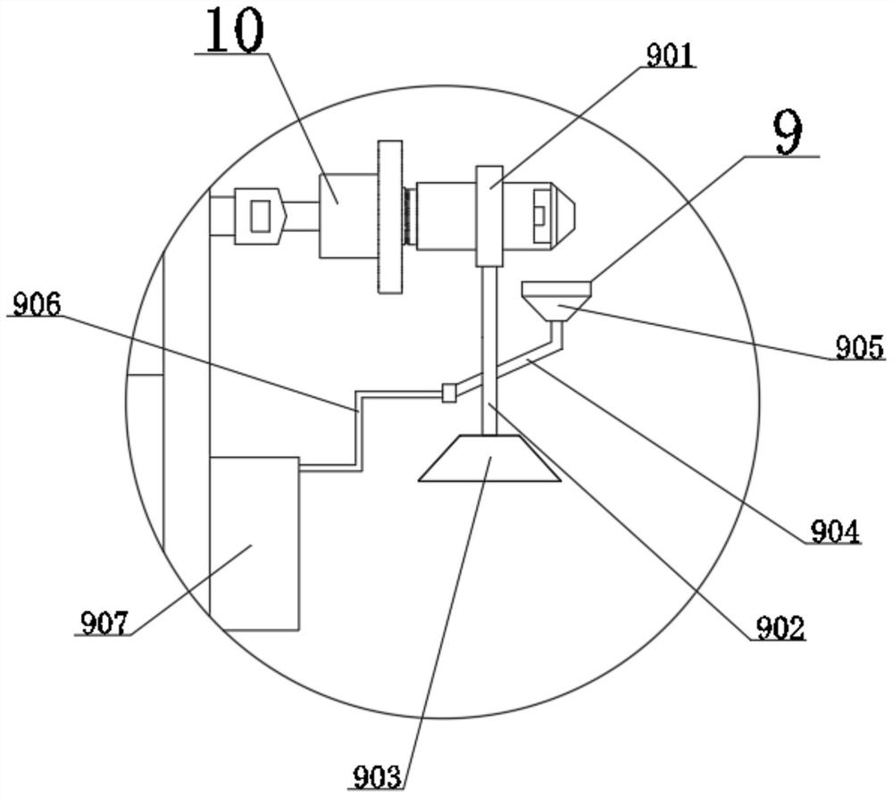 Anti-dripping anticorrosive paint spraying equipment