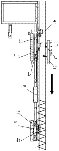 A clamping feeding system