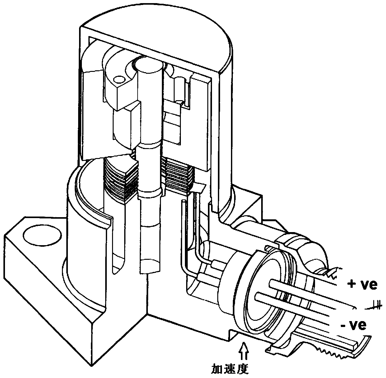 Cooled Vibration Signal Sensing Device