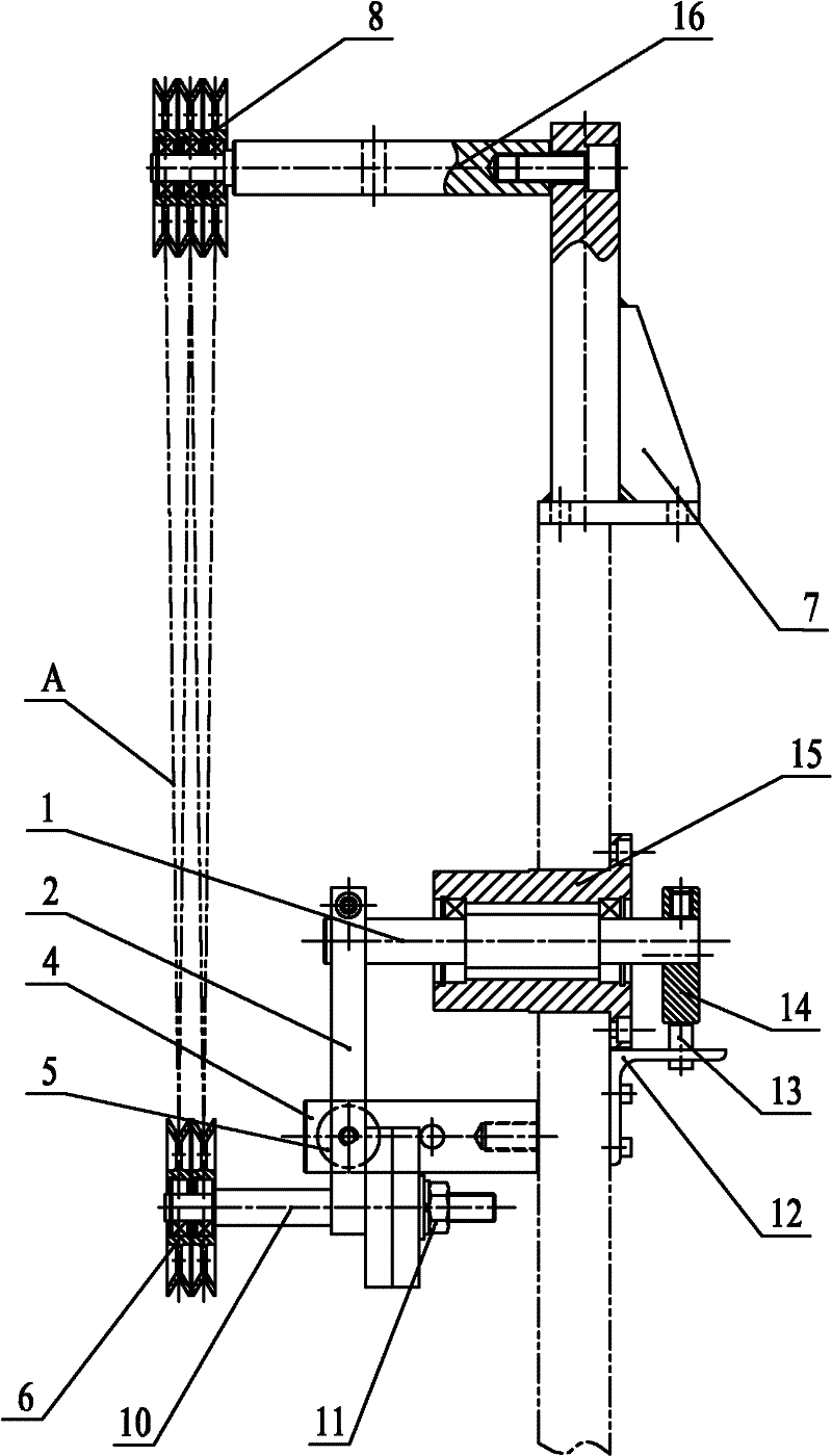 Traction orientating mechanism of wire drawing machine