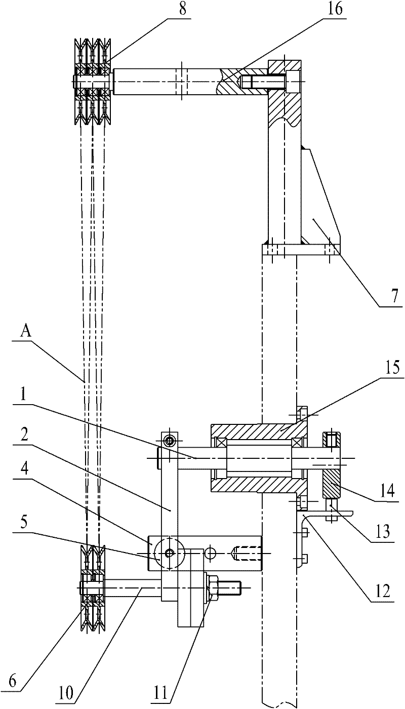 Traction orientating mechanism of wire drawing machine