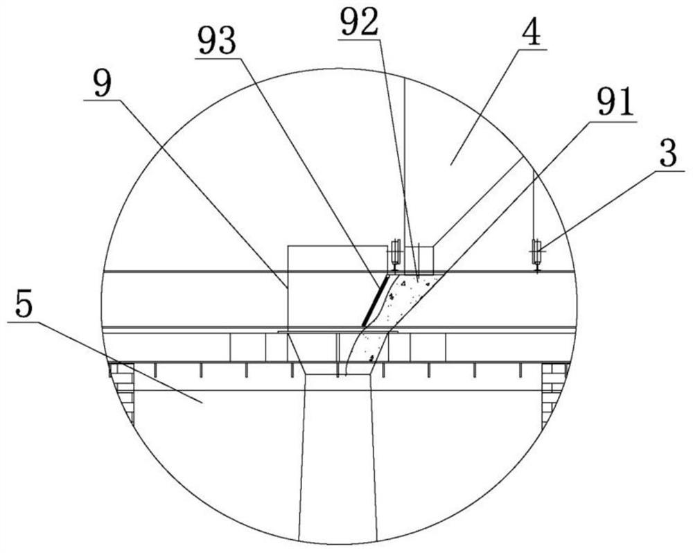 Electroplating sludge melting furnace feeding device and method