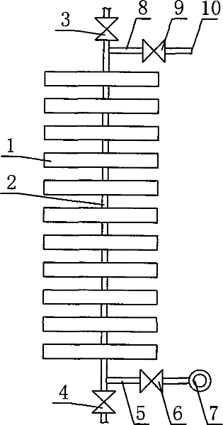 Blast furnace cooling structure