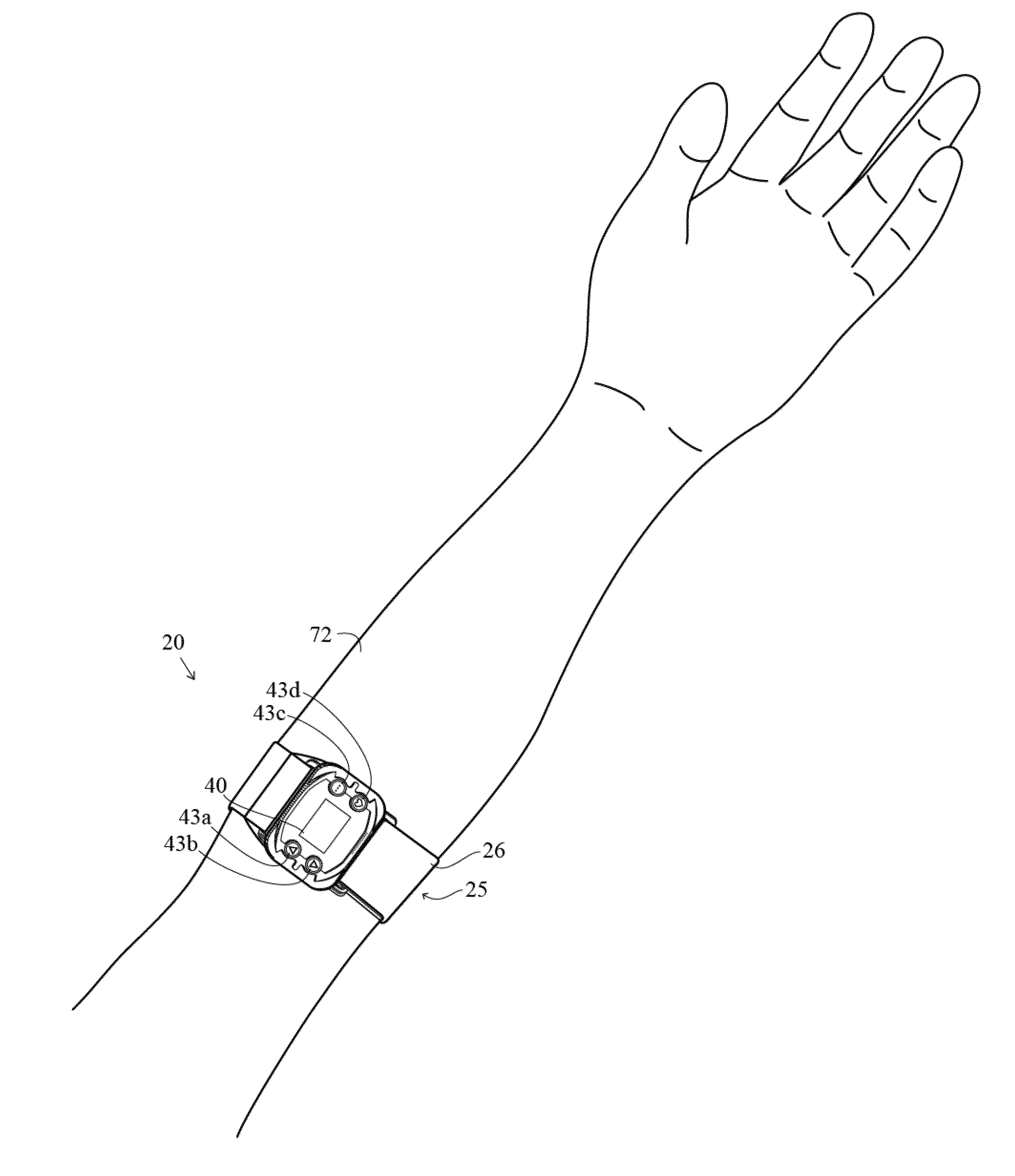 Mobile plethysmographic device