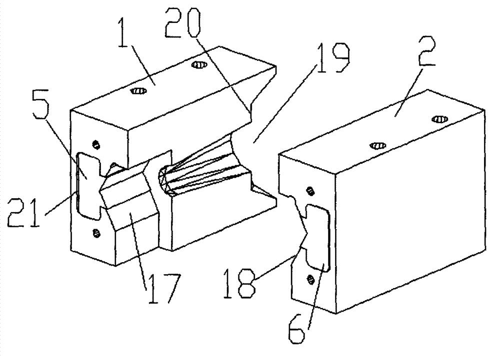 Nut clamping mechanism and connecting pipe nutting mechanism with same