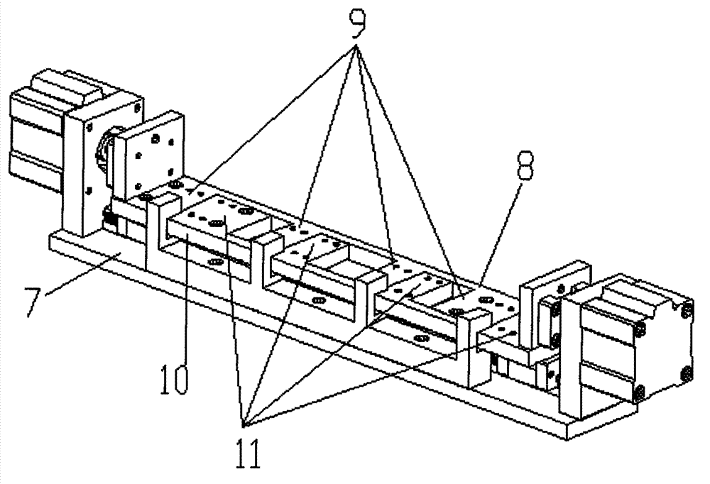 Nut clamping mechanism and connecting pipe nutting mechanism with same