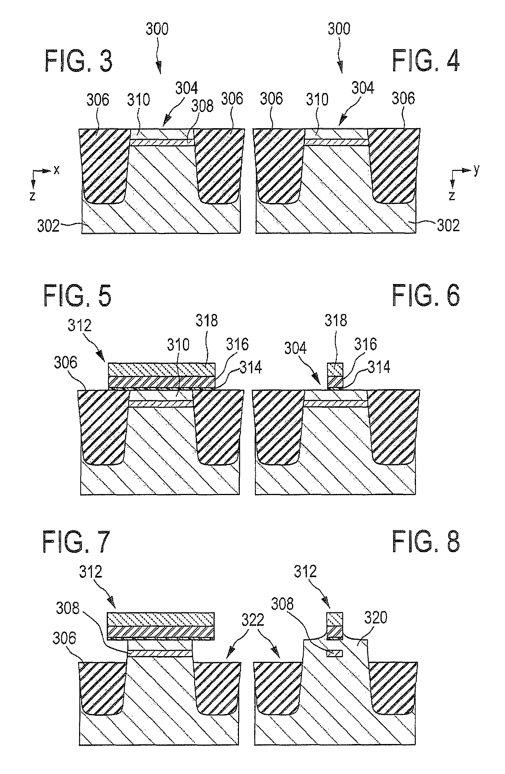 Manufacturing method for planar independent-gate or gate-all-around transistors