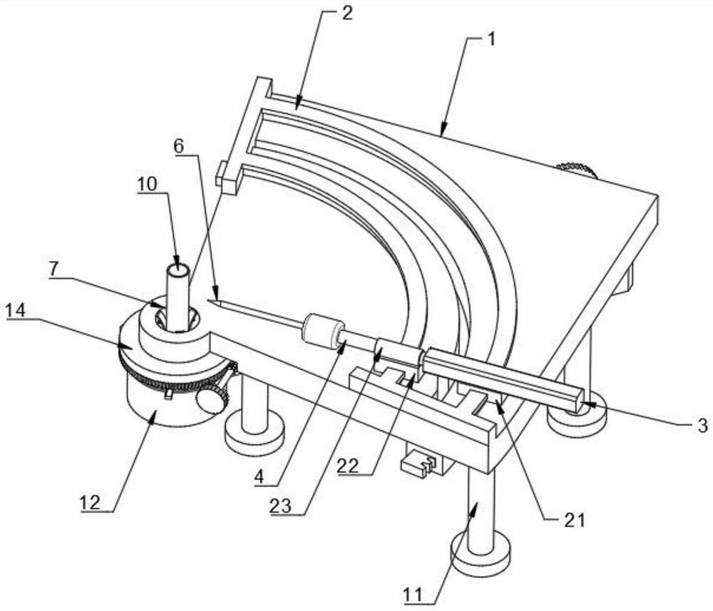 Angle-adjustable device for metal pipe machining and punching