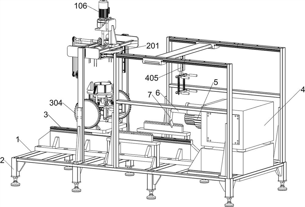 A motor prefabricated winding embedding equipment