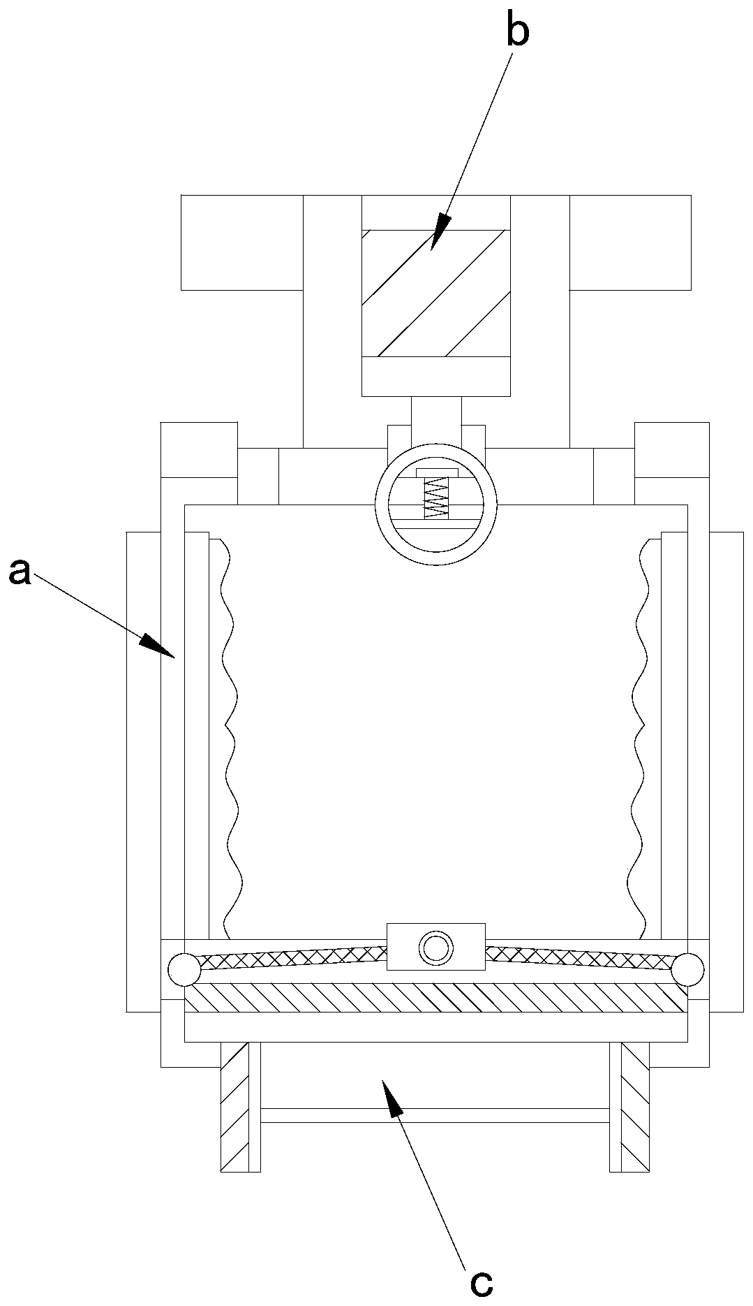 Rapid turnover clamping plate type printed circuit board double-sided processing equipment