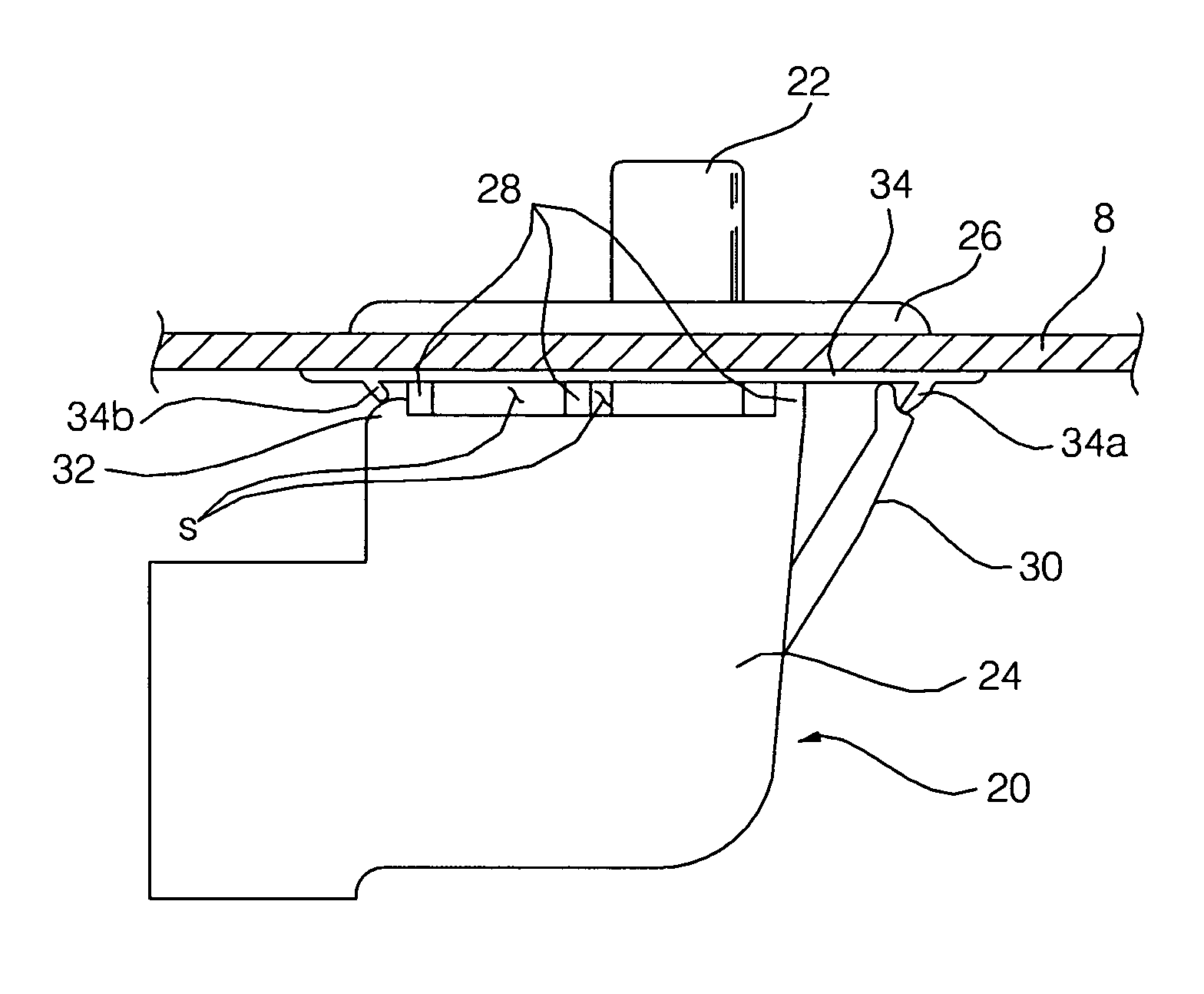 Laundry treatment machine and door switch thereof