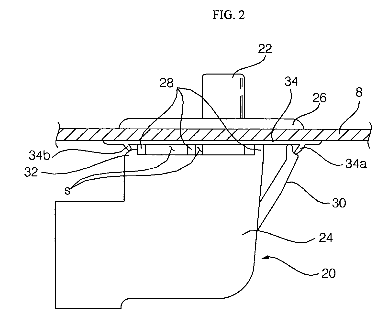 Laundry treatment machine and door switch thereof