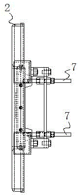 PWHT (postweld heat treatment) device for mounting utility boiler water wall