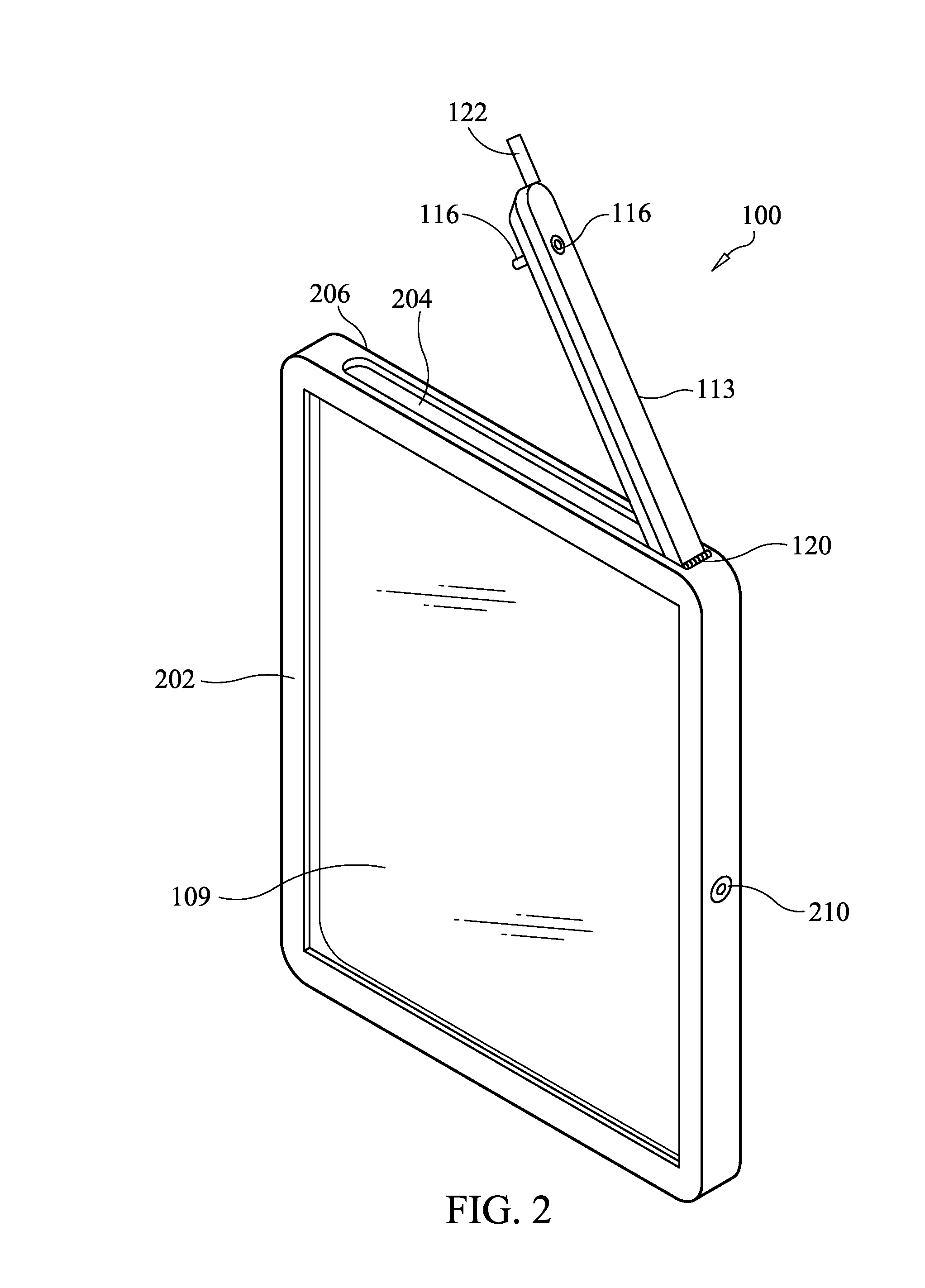 Protective case for a tablet computer
