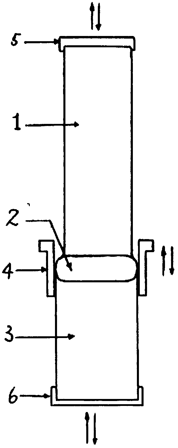 Method for preparing zone-melting silicon materials by using zone continuous casting process