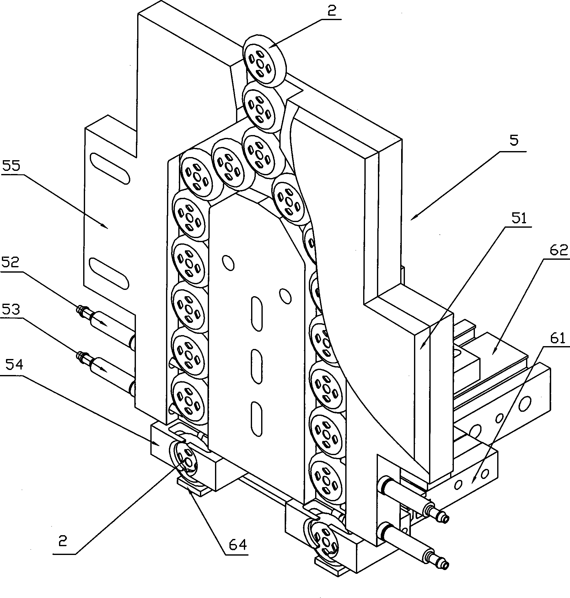 Spot welding device for battery cap and tab