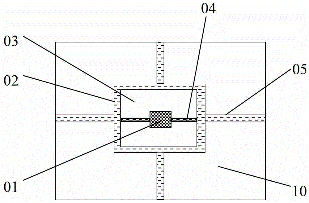 A power semiconductor chip gate region