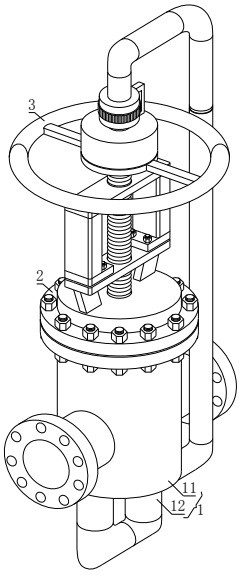 Automatic valve with pressure relief protection structure and implementation method of automatic valve