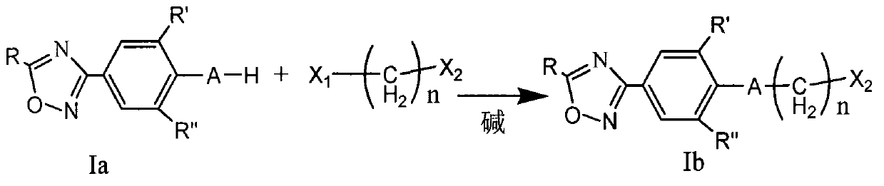 Oxadiazole compound and preparation method thereof, medicine composition and application thereof