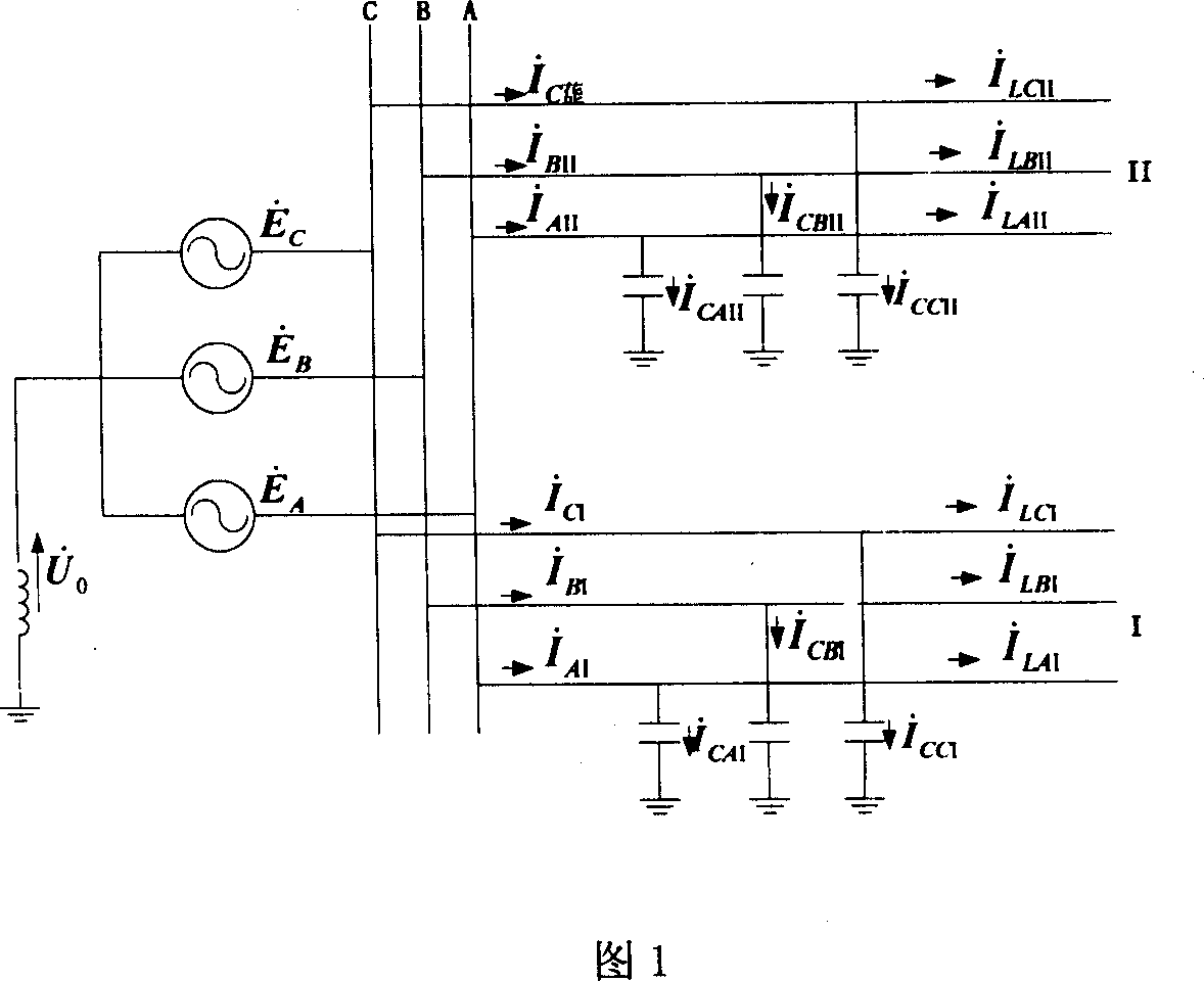 Grounded fault selecting and protecting method for grouded system with small current