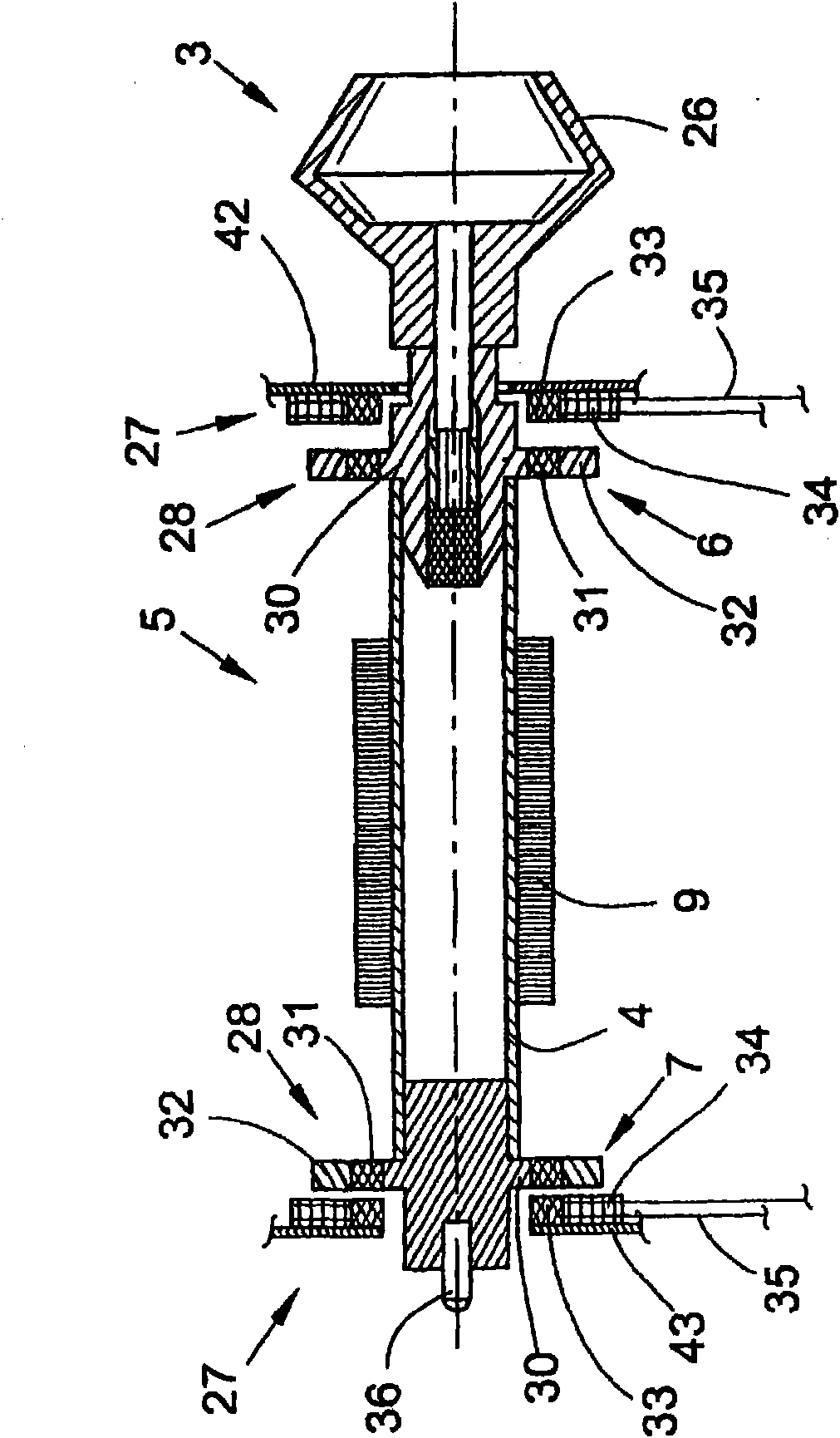 Rotor drive of an open-ended spinning apparatus