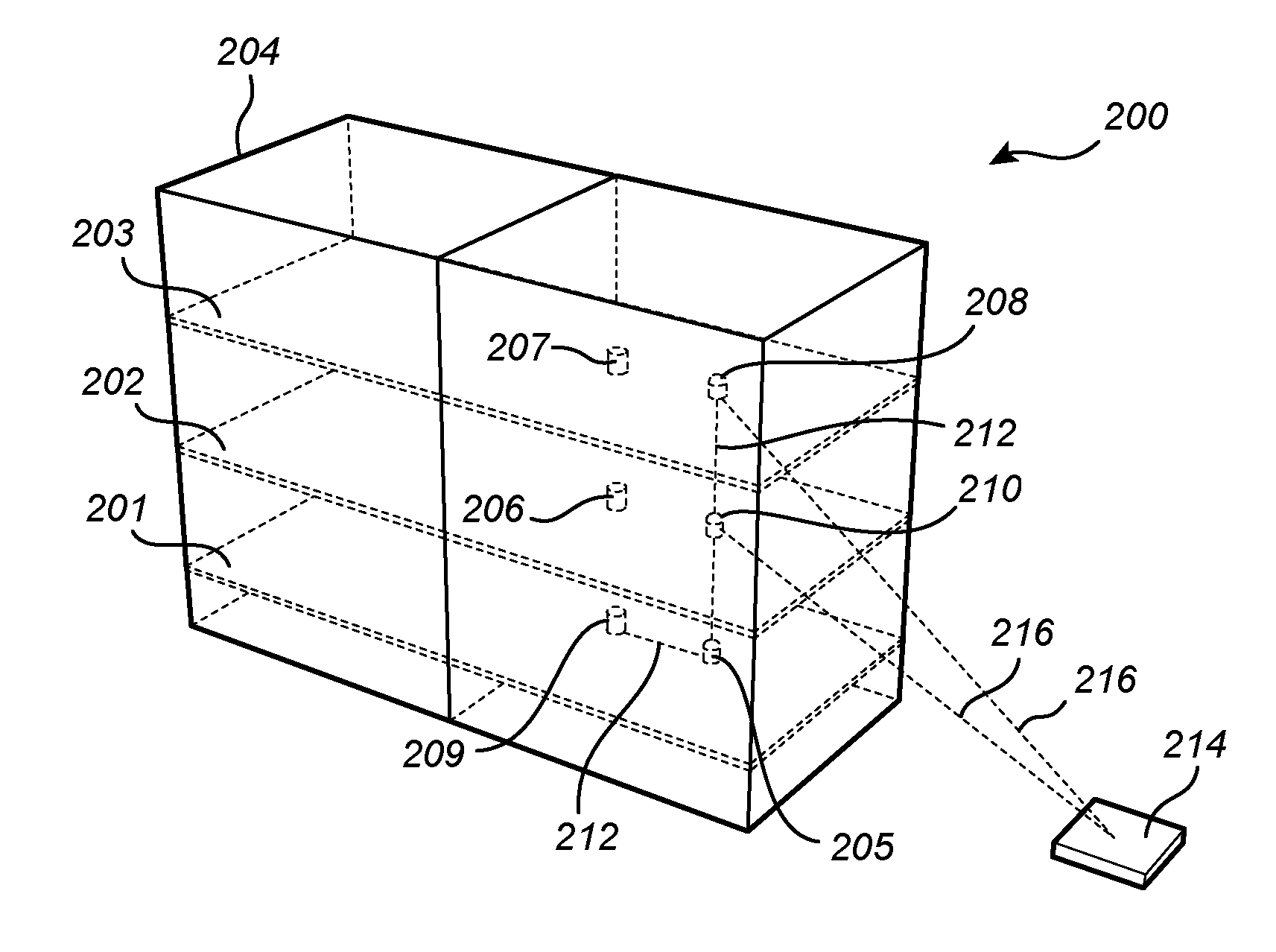 Transparent computer structure