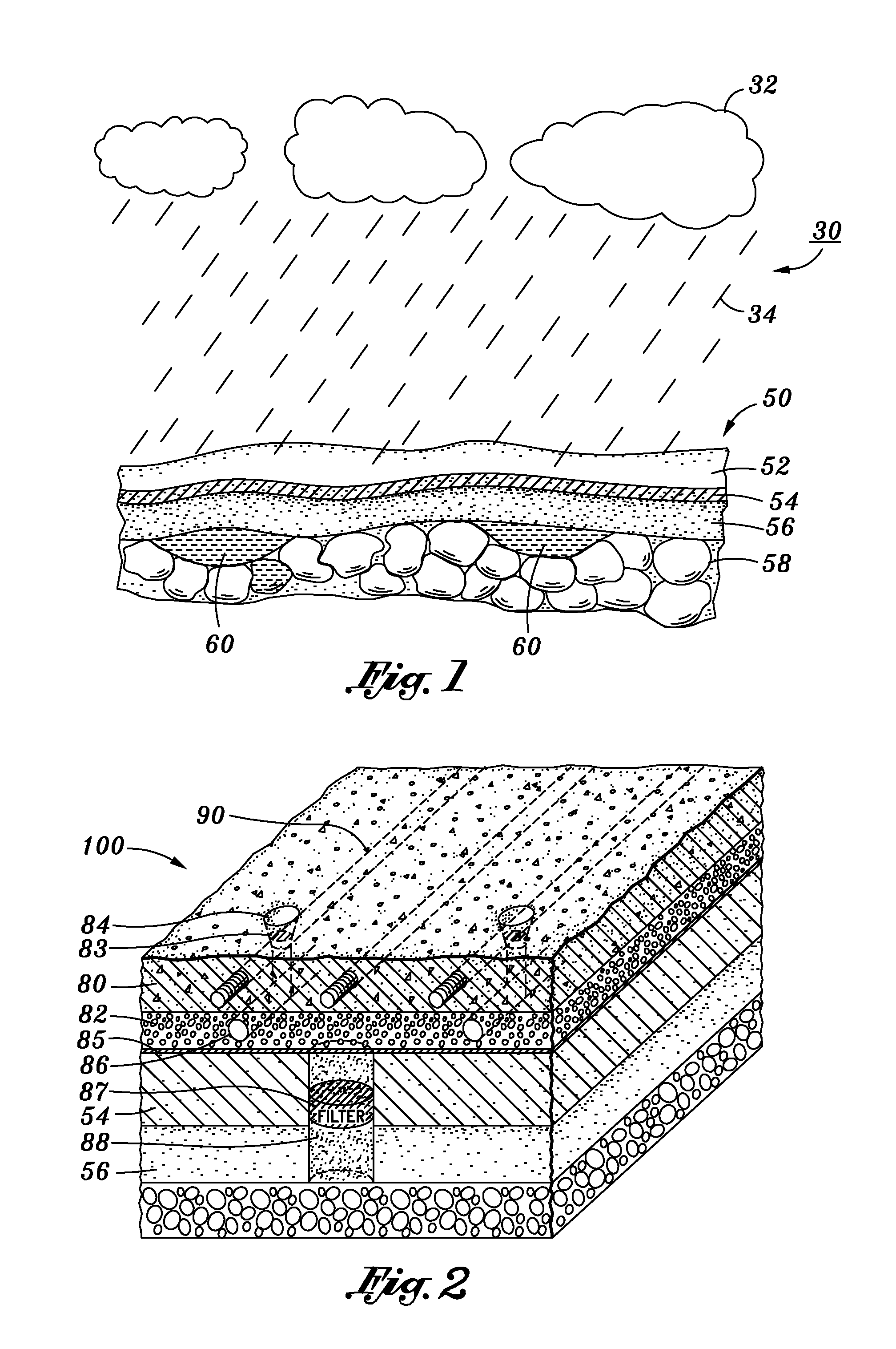 Aquifer replenishment system with filter