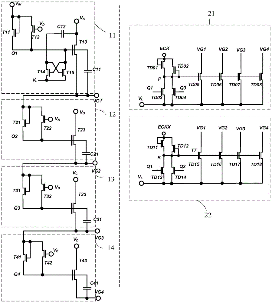 Shift register, gate drive circuit unit, gate drive circuit and display
