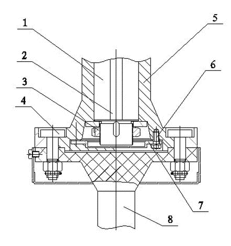 Cascade structure of submerged pump for ship and stowage motor