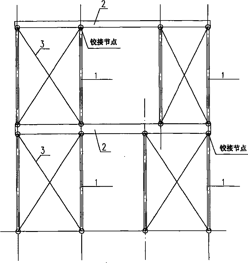 Structural system of industrial low storied dwelling