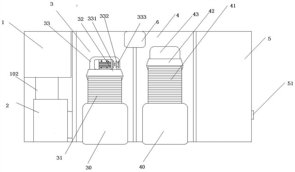 Oil separation and collection system for swill treatment