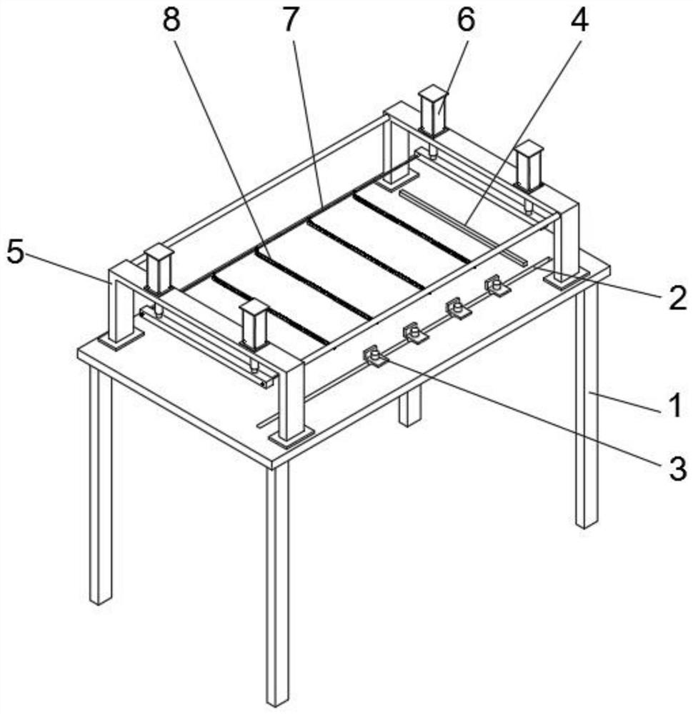 A cutting device for a forming processing system for packaging cartons