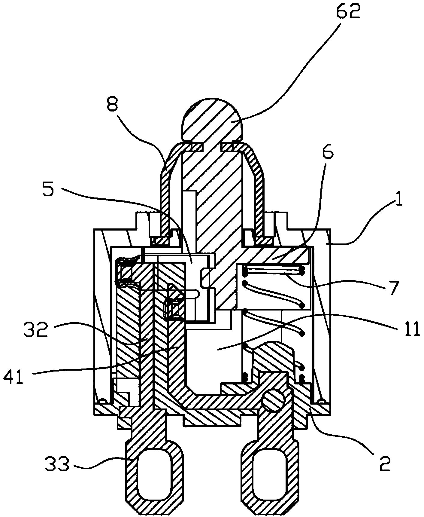 Novel button switch