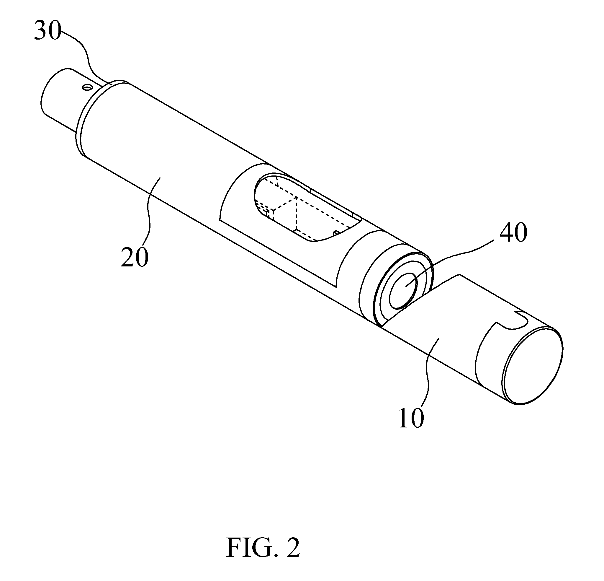 Side-viewing endoscope structure